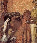 breakfast after the bath Edgar Degas